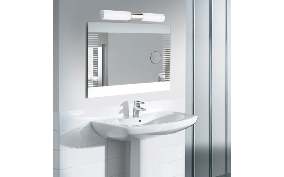 HLW LED Elegante Witte LED Vloerlamp met Stoffen Kap en 12W LED Lamp