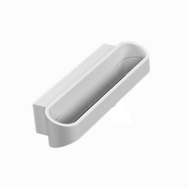 HLW LED LED Wall Lamp 6W - Neutral White 4000K, Matte White Aluminum, Oval Design HLW LED LED Wall Lamp 6W - Neutral White 4000K, Matte White Aluminum, Oval Design