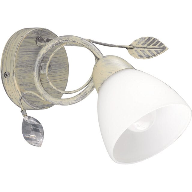 LED wandlamp | Max 40W | Antiek grijs | E14 | Aluminium Verlichting per ruimte