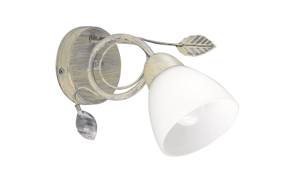 HLW LED LED Wandlamp Trion Trada - Antiek Grijs Aluminium met E14 fitting