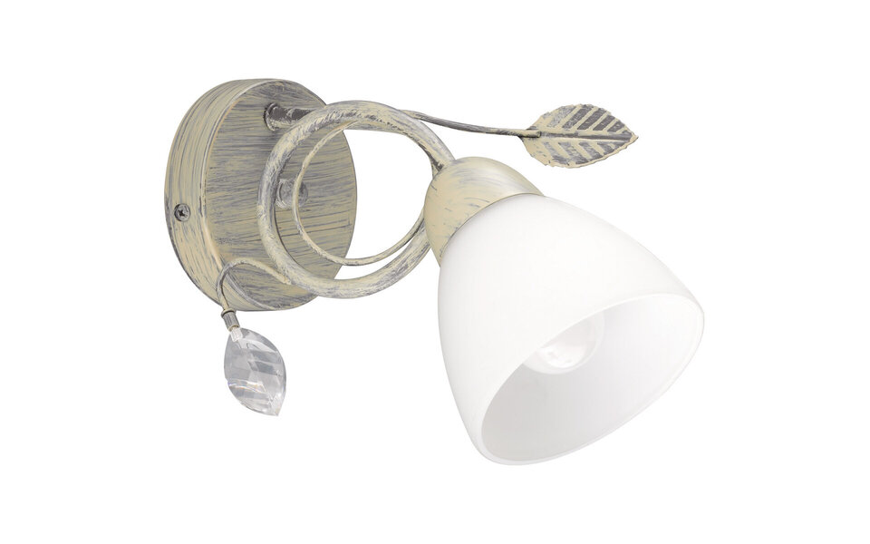 HLW LED LED Wandlamp Trion Trada - Antiek Grijs Aluminium met E14 fitting