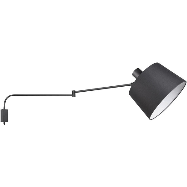 HLW LED LED Wandlamp Trion Badi - Mat Zwarte Aluminium Vloerlamp met E27 Fitting