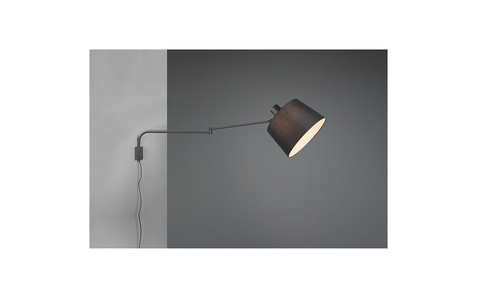 HLW LED LED Wall Lamp Trion Badi - Matte Black Aluminum Floor Lamp with E27 Fitting HLW LED LED Wall Lamp Trion Badi - Matte Black Aluminum Floor Lamp with E27 Fitting