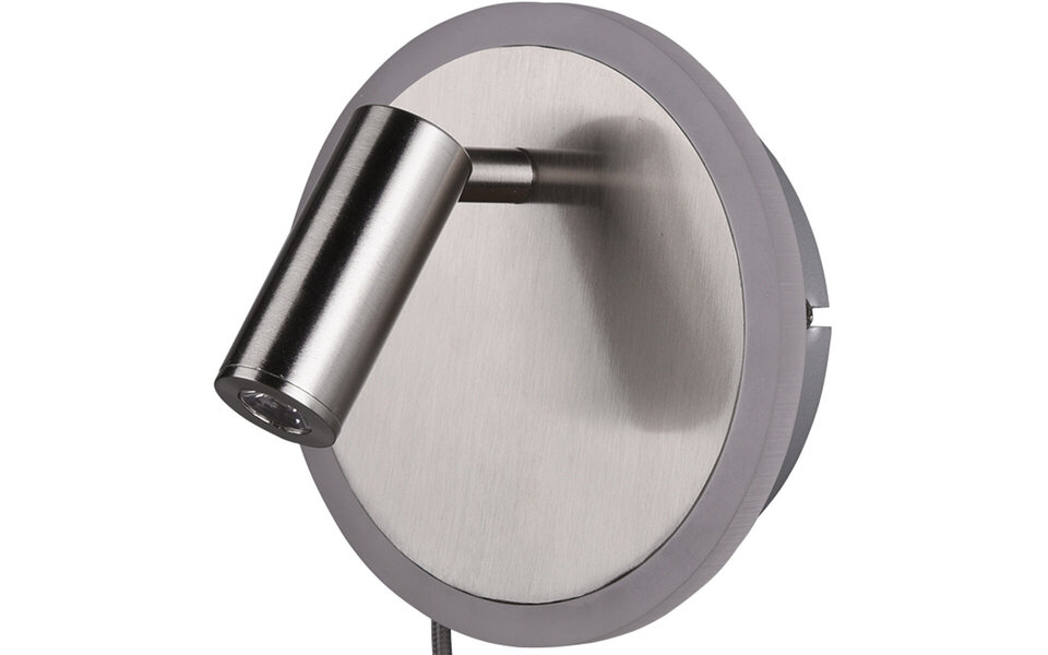 HLW LED LED Wall Lamp Trion Jodan - 7W LED, Warm White 2700K–3000K, Matte Nickel