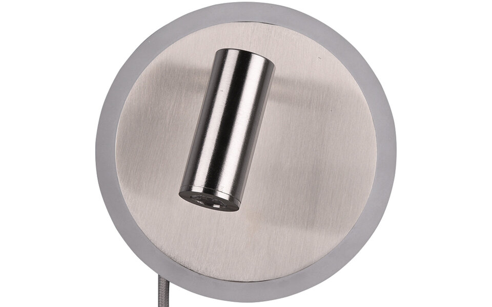 HLW LED LED Wall Lamp Trion Jodan - 7W LED, Warm White 2700K–3000K, Matte Nickel