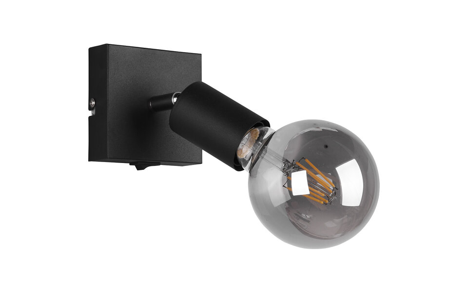 HLW LED LED Wall Spotlight Trion Zuncka Matte Black – E27 Fitting, Aluminum, Perfect for LED Lamp & LED Spotlight HLW LED LED Wall Spotlight Trion Zuncka Matte Black – E27 Fitting, Aluminum, Perfect for LED Lamp & LED Spotlight