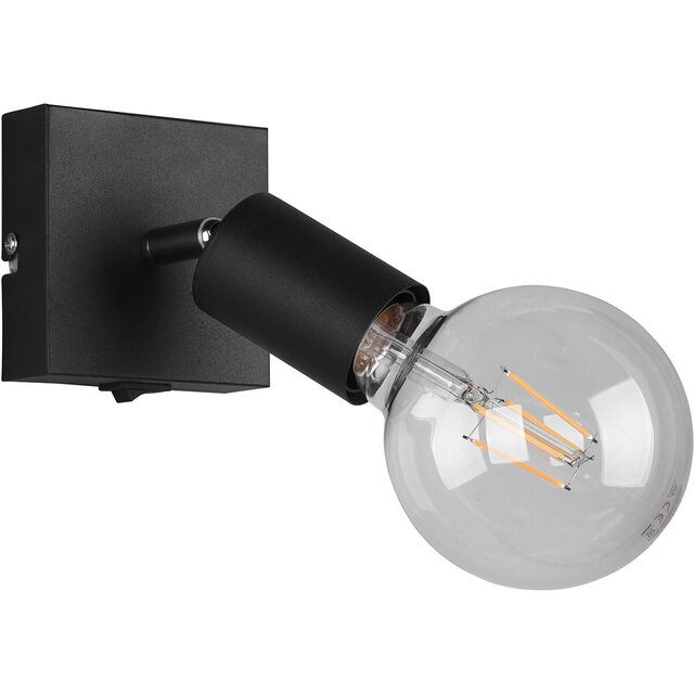 HLW LED LED Wall Spotlight Trion Zuncka Matte Black – E27 Fitting, Aluminum, Perfect for LED Lamp & LED Spotlight HLW LED LED Wall Spotlight Trion Zuncka Matte Black – E27 Fitting, Aluminum, Perfect for LED Lamp & LED Spotlight