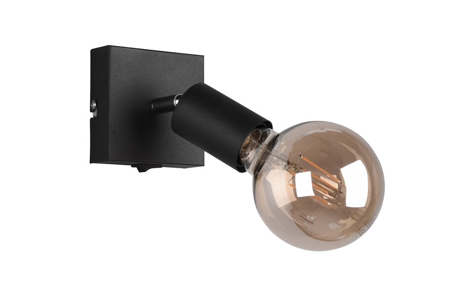 HLW LED LED Wall Spotlight Trion Zuncka Matte Black – E27 Fitting, Aluminum, Perfect for LED Lamp & LED Spotlight HLW LED LED Wall Spotlight Trion Zuncka Matte Black – E27 Fitting, Aluminum, Perfect for LED Lamp & LED Spotlight