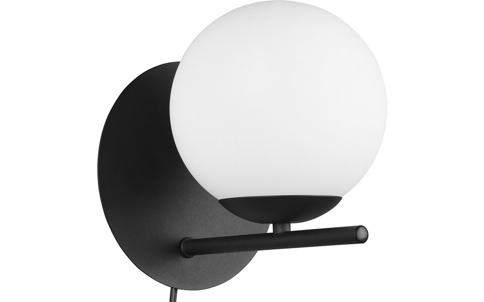 HLW LED LED Wandlamp Mat Zwart - Elegante LED Vloerlamp en Zwarte Wandlamp met E14 Fitting