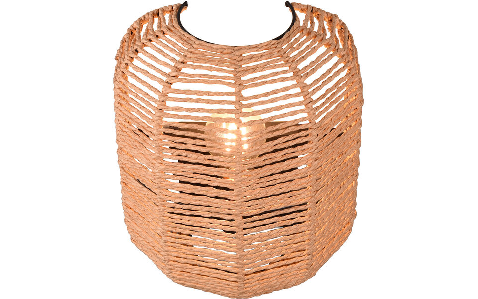 HLW LED LED Wall Spotlight Trion Tuna - Matte Black, Aluminum, E27 Fitting, Unique LED Spotlight