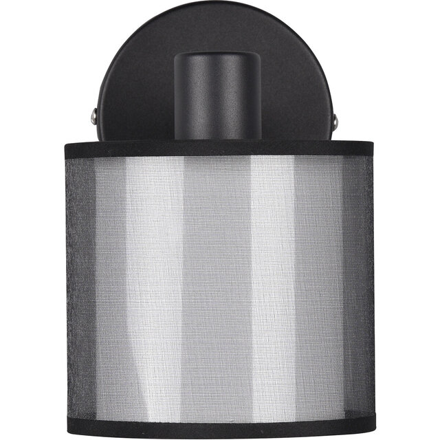 HLW LED LED Wall Spotlight Matte Black - Aluminum LED Spotlight with Smoke-Colored Light Window