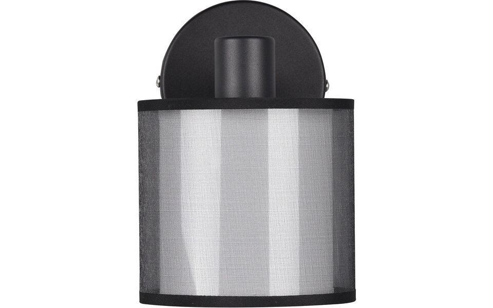 HLW LED LED Wall Spotlight Matte Black - Aluminum LED Spotlight with Smoke-Colored Light Window