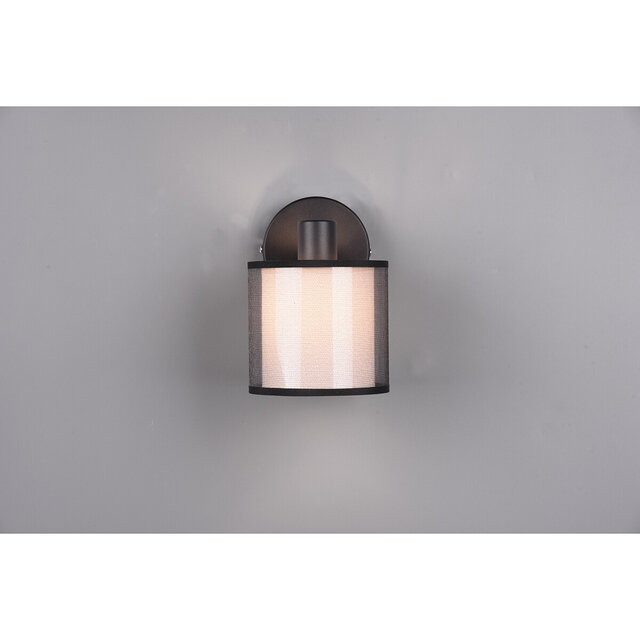 HLW LED LED Wall Spotlight Matte Black - Aluminum LED Spotlight with Smoke-Colored Light Window