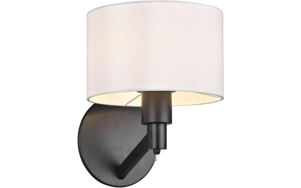 HLW LED Trion Cindy LED Wall Lamp - Matte Black Wall Lighting with E27 Fitting, Aluminum