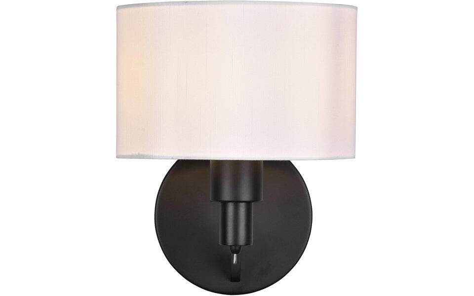 HLW LED Trion Cindy LED Wall Lamp - Matte Black Wall Lighting with E27 Fitting, Aluminum
