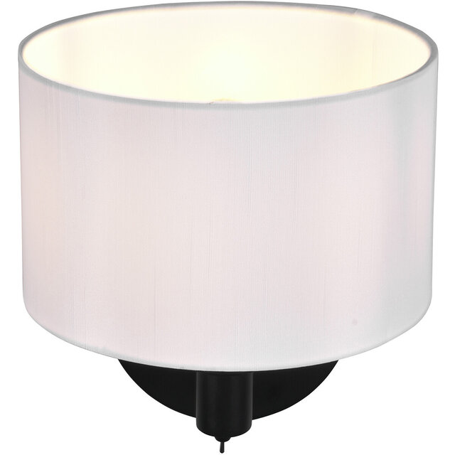 HLW LED Trion Cindy LED Wall Lamp - Matte Black Wall Lighting with E27 Fitting, Aluminum