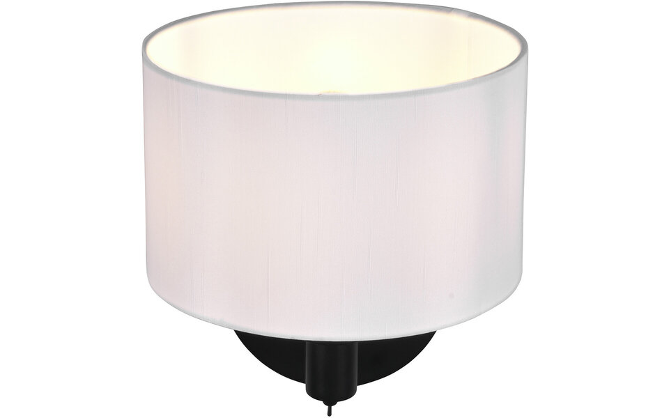 HLW LED Trion Cindy LED Wandlamp - Mat Zwarte Wandverlichting met E27 Fitting, Aluminium