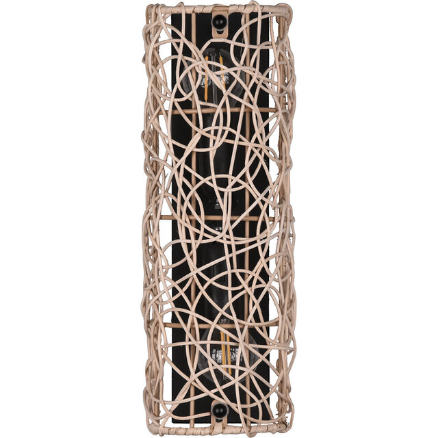 HLW LED LED Wandlamp Trion Lopar - Houten Vloerlamp met Beam Angle Verstelbaar