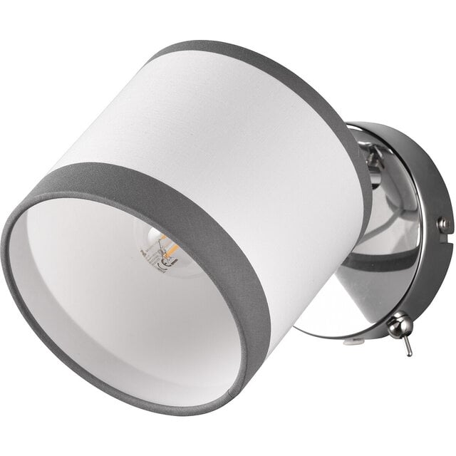 LED wandlamp | Tot 10W | Chroom | E14 | Met schakelaar Verlichting per ruimte
