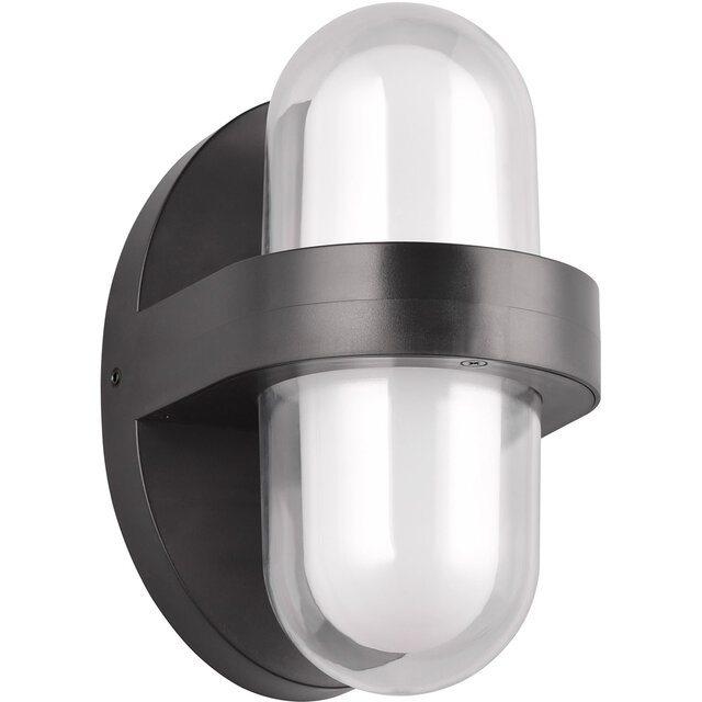 LED wandlamp | 2x3,5W | 3000K | Mat Zwart | Up-Down | IP44 Verlichting per ruimte