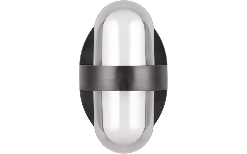 HLW LED LED Wandlamp Mat Zwart met Warm Wit 3000K, 3.5W LED & Dubbele Lichtpunten HLW LED LED Wandlamp Mat Zwart met Warm Wit 3000K, 3.5W LED & Dubbele Lichtpunten