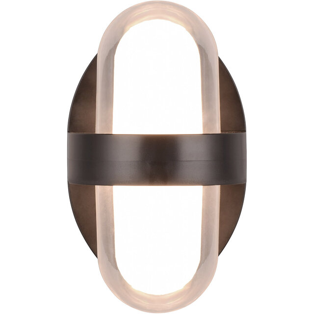 HLW LED LED Wandlamp Mat Zwart met Warm Wit 3000K, 3.5W LED & Dubbele Lichtpunten HLW LED LED Wandlamp Mat Zwart met Warm Wit 3000K, 3.5W LED & Dubbele Lichtpunten