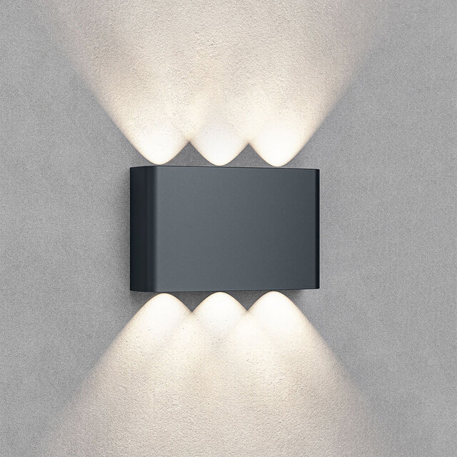 HLW LED LED Wandlamp & Vloerlamp 6W - Waterdicht IP65, Neutraal Wit, Verstelbare Beam Angle, Zwart & Wit HLW LED LED Wandlamp & Vloerlamp 6W - Waterdicht IP65, Neutraal Wit, Verstelbare Beam Angle, Zwart & Wit