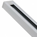 1-phase surface-mounted voltage rail, white, 1 m – Perfect for LED lamp & white floor lamp