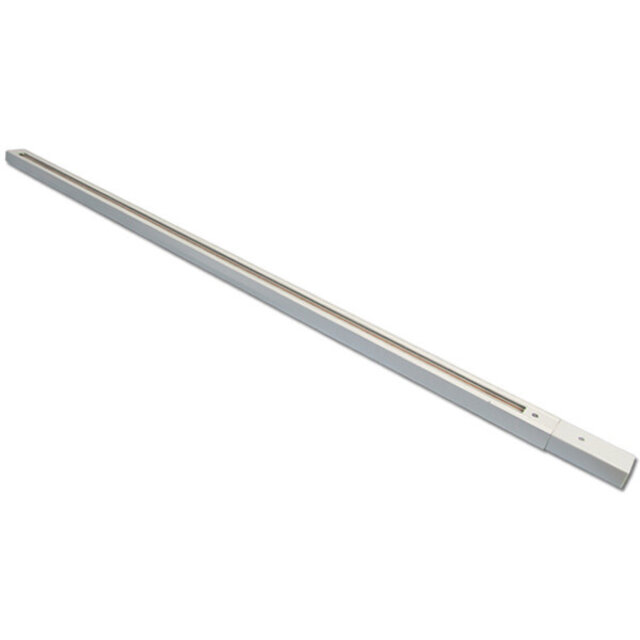 HLW LED 1-phase surface-mounted voltage rail, white, 1 m – Perfect for LED lamp & white floor lamp