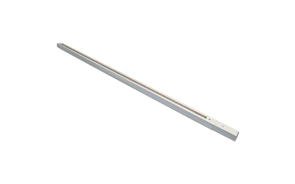 HLW LED 1-phase surface-mounted voltage rail, white, 1 m – Perfect for LED lamp & white floor lamp