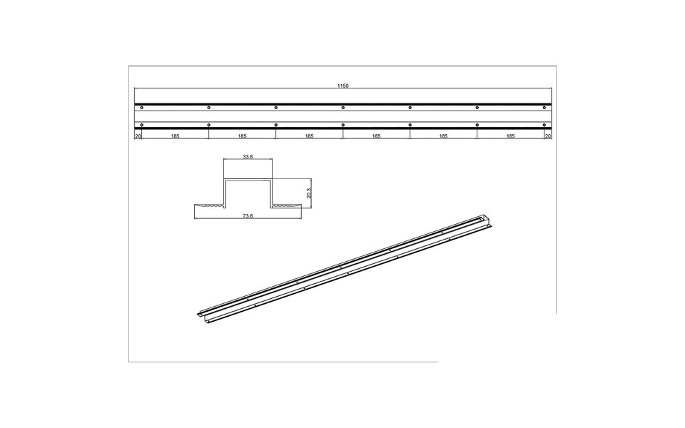 HLW LED Trion Dual 115cm Power Rail - Ideal for Recessed LED Downlights & LED Lamps HLW LED Trion Dual 115cm Power Rail - Ideal for Recessed LED Downlights & LED Lamps