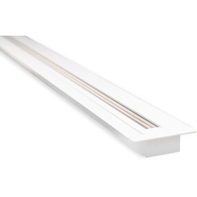 Spanningsrail Prixa 1m - Aluminium Wit voor LED & Vloerlamp Spanningsrail Prixa 1m - Aluminium Wit voor LED & Vloerlamp