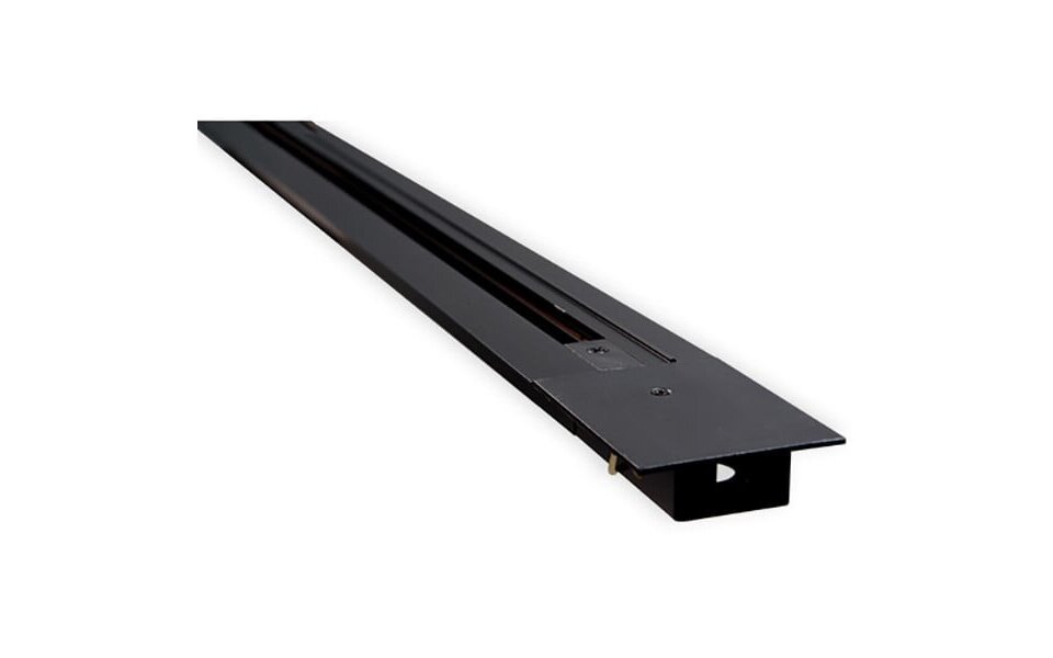 HLW LED Prixa Power Rail 1m Black Aluminum - Ideal for LED Lamp and Recessed LED Downlight HLW LED Prixa Power Rail 1m Black Aluminum - Ideal for LED Lamp and Recessed LED Downlight