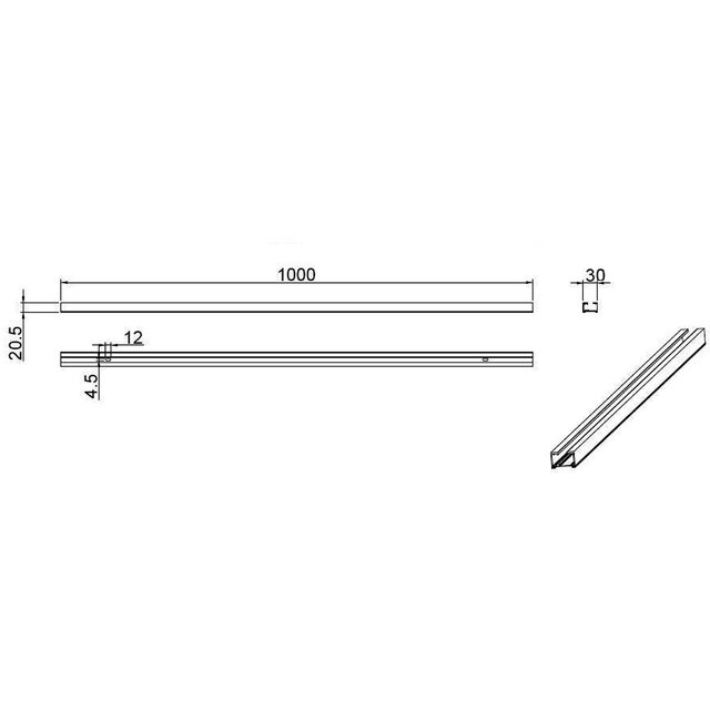 HLW LED Spanningsrail Trion Dual 2 Fase Wit - Perfect voor LED Lamp & Opbouw LED Downlight