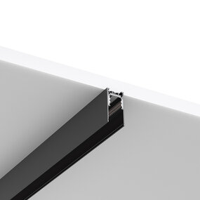 48V Magnetische Track Rail 2m - Zwarte Vloerlamp & LED lamp 48V Magnetische Track Rail 2m - Zwarte Vloerlamp & LED lamp