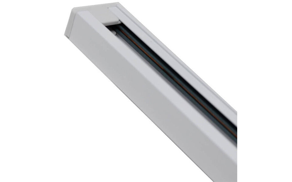 HLW LED Spanningsrail 1 Fase Opbouw Wit 3m - Ideaal voor LED lamp & Witte Vloerlamp