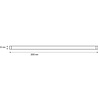 HLW LED 1-Phase Surface Mounted Voltage Rail White 3m - Ideal for LED Lamp & White Floor Lamp
