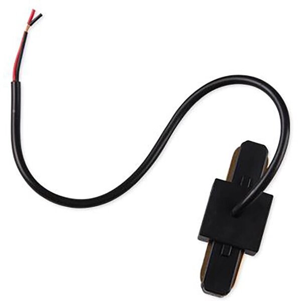 HLW LED Zwarte Spanningsrail Voedingsconnector - Ideaal voor LED lamp en vloerlamp