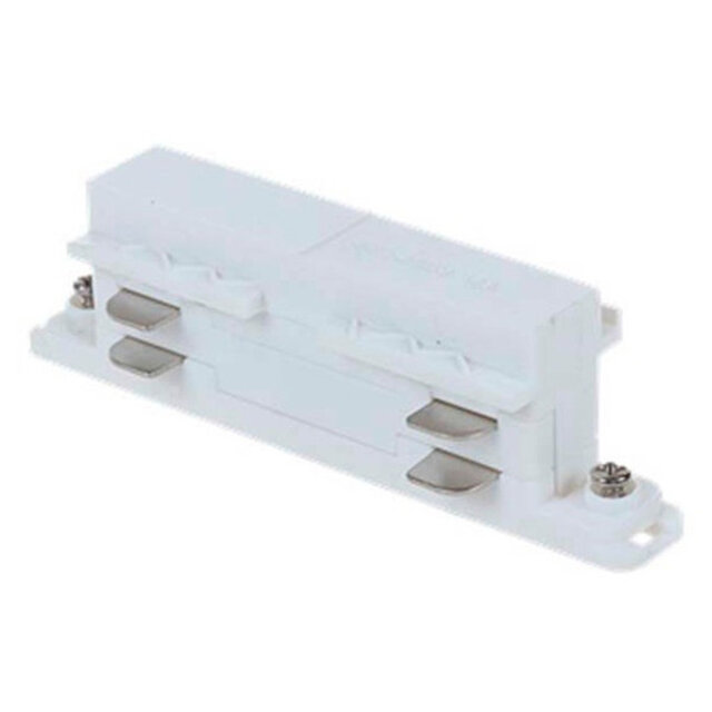 Spanningsrail Doorverbinder Wit - 3 Fase voor LED Lamp & Vloerlamp Binnenverlichting Spanningsrail Doorverbinder Wit - 3 Fase voor LED Lamp & Vloerlamp Binnenverlichting