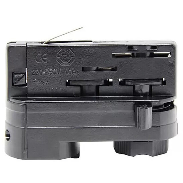 HLW LED Spanningsrail Connector Hanglamp - Zwarte Vloerlamp met LED lamp, 3 Fase