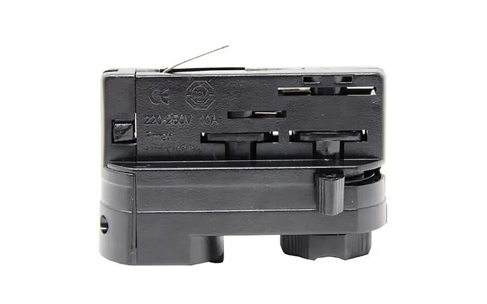 HLW LED Spanningsrail Connector Hanglamp - Zwarte Vloerlamp met LED lamp, 3 Fase