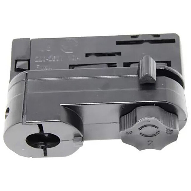 HLW LED Spanningsrail Connector Hanglamp - Zwarte Vloerlamp met LED lamp, 3 Fase