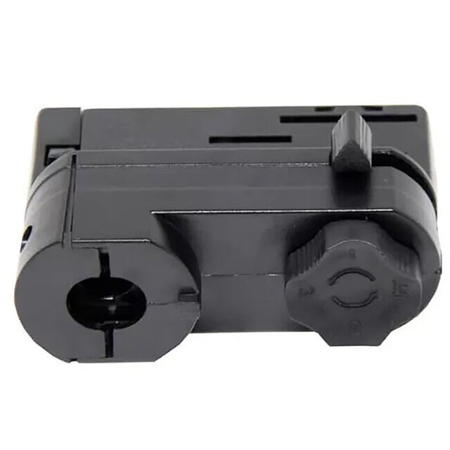 HLW LED Spanningsrail Connector Hanglamp - Zwarte Vloerlamp met LED lamp, 3 Fase