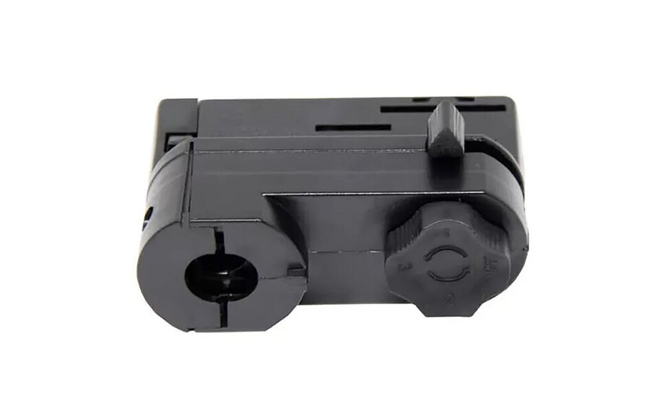 HLW LED Spanningsrail Connector Hanglamp - Zwarte Vloerlamp met LED lamp, 3 Fase