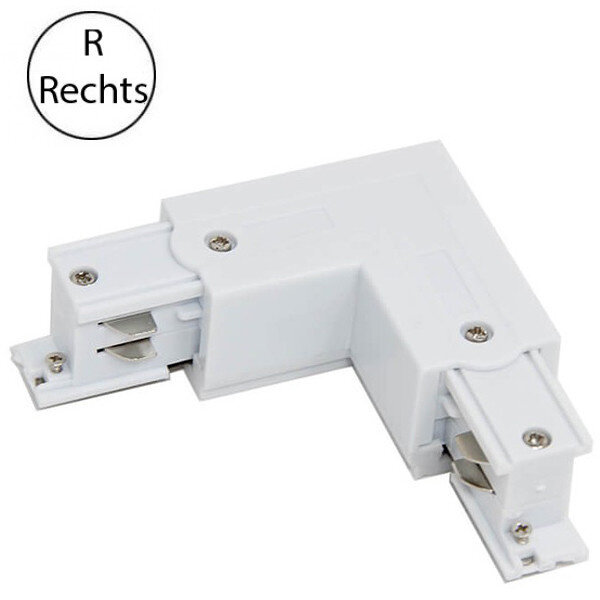 HLW LED LED lamp Witte Vloerlamp met verstelbare Beam Angle en Spanningsrail Hoek L Koppeling Rechts HLW LED LED lamp Witte Vloerlamp met verstelbare Beam Angle en Spanningsrail Hoek L Koppeling Rechts