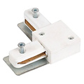 Power rail connector Angle L Coupling - White floor lamp LED lamp with adjustable beam angle