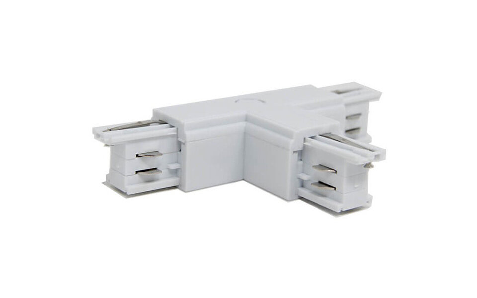 HLW LED Power rail connector right white - 3-phase for LED lamp & white floor lamp