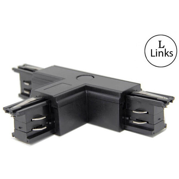 HLW LED Zwarte Vloerlamp LED lamp met 3-fase Spanningsrail Doorverbinder T Koppeling Links HLW LED Zwarte Vloerlamp LED lamp met 3-fase Spanningsrail Doorverbinder T Koppeling Links