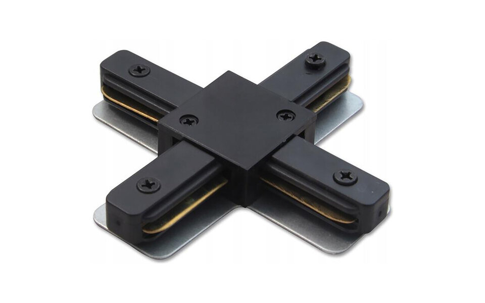 HLW LED Spanningsrail Doorverbinder Zwart - 1 Fase Koppeling voor LED lamp & Vloerlamp HLW LED Spanningsrail Doorverbinder Zwart - 1 Fase Koppeling voor LED lamp & Vloerlamp