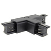 Power rail connector T Coupling Right - Black for LED lamp